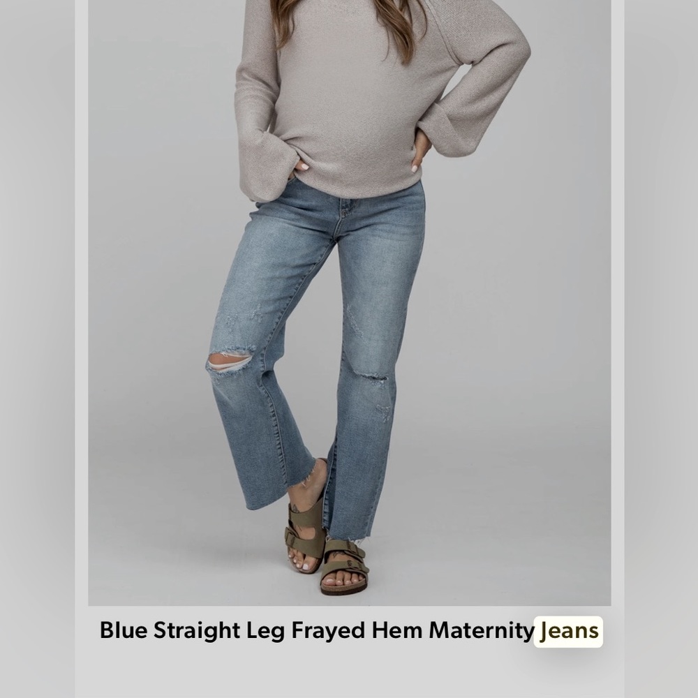 Pink Blush Maternity straight Jeans size 26